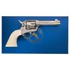 Image 1 : Factory Engraved Nickel Plated Colt Single Action Revolver with Ivory Grip Box and Factory Letter