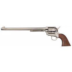 Nickel Plated Colt Third Generation Buntline Special Single Action Revolver