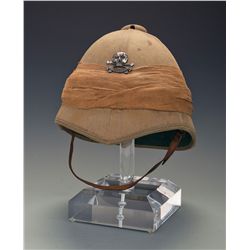 Boer War Period 17th Lancers Officer's Field Service Cork Pith Helmet