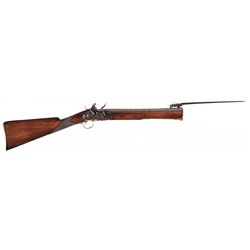 Fine "SPENCER" Marked London Flintlock Blunderbuss with Snap Bayonet