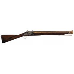 Massive Unmarked Brass Barrel English Flintlock Blunderbuss