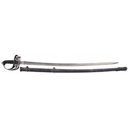 English Volunteer Rifle Officer's Sword with Scabbard