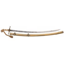 London Production 1831 Pattern General Officer's Saber with Scabbard and Ivory Grips