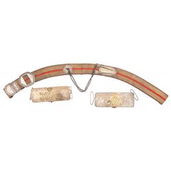 Collector's Lot of Two British Military Pouches and a Crossbelt