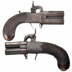 Two English Percussion Pistols