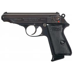 Excellent and Extremely Rare Early Production Commercial Walther PP Semi-Automatic Pistol