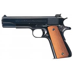 Magnificent Pre-War Colt Super Match 38 Semi-Automatic Pistol