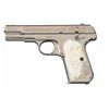 Image 1 : Excellent Nickel Plated Colt Model 1908 .380 Semi-Automatic Pistol with Pearl Grips