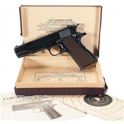 Exceptional Pre-War Colt Super Match 38 Semi-Automatic Pistol with Original Box