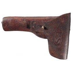Highly Scarce U.S. Rock Island Arsenal Holster for the Colt 1907 Army Trials Pistol