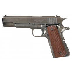 Early Ithaca Model 1911A1 U.S. Army Semi-Automatic Pistol with Holster