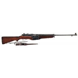 Early Model 1941 Johnson Semi-Automatic Rifle with Original Bayonet and Scabbard