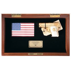 Cased American Historical Foundation Golden Tribute to the Armed Forces U.S. Air Force Colt 1908 Pis