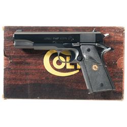 Scarce Colt Series 70 Combat Government Model Semi-Automatic Pistol with Box