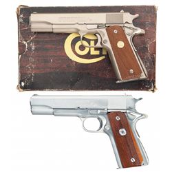 Collector's Lot of Two Colt Series 70 Pistols