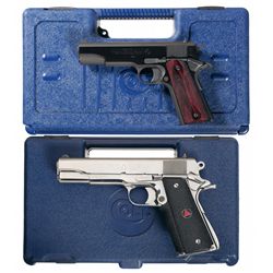 Two Colt Semi-Automatic Pistols