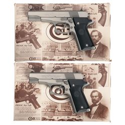 Two Cased Colt Double Eagle Pistols