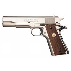 Colt MKIV Series 80 Government Model 1911 Semi-Automatic Pistol with Factory Letter
