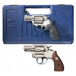 Two Colt Double Action Revolvers