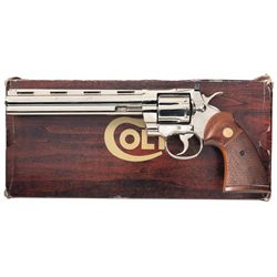 Rare Colt Python Target Double Action Revolver in .38 Special Caliber with Box