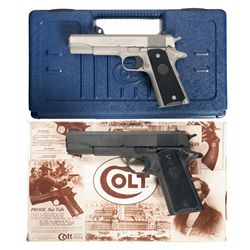 Two Cased Colt Model 1991A1Semi-Automatic Pistols