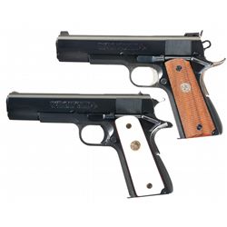 Collector's Lot of Two Colt Series 70 Pistols