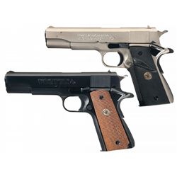 Collector's Lot of Two Colt Series 70 Pistols