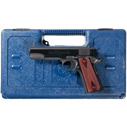 Colt Government Model O .38 Super Semi-Automatic Pistol with Case