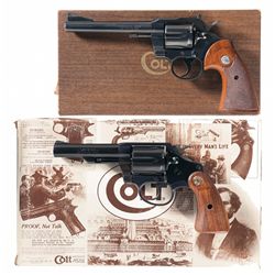 Collector's Lot of Two Colt Double Action Revolvers