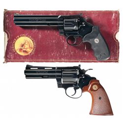 Two Colt Double Action Revolvers
