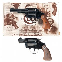 Two Colt Double Action Revolvers