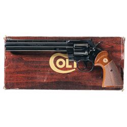 Colt Python Target Model Double Action Revolver in .38 Special Caliber with Original Box