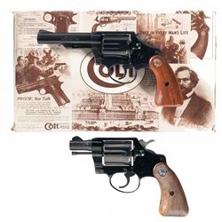 Two Colt Double Action Revolvers