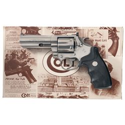 Boxed 4 Inch Colt King Cobra Enhanced Double Action Revolver with Case