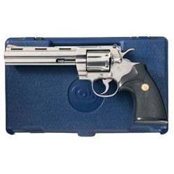 Colt Python Double Action Revolver with Case