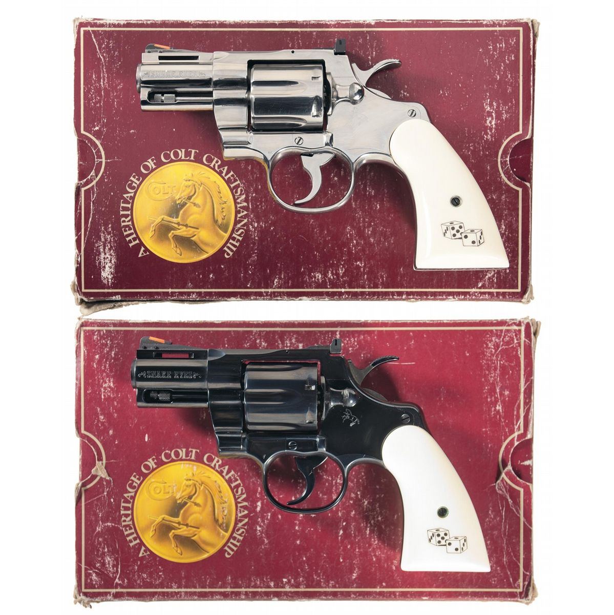 Cased Pair of Colt Python