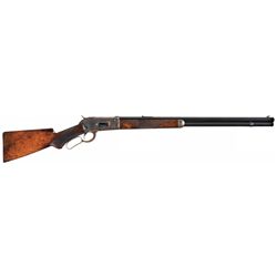Extraordinary Winchester Special Order Model 1886 Deluxe .50 Express Rifle with Factory Letter