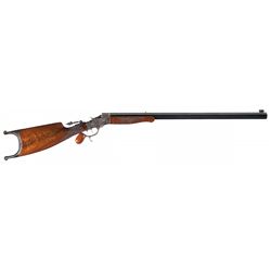 Desirable Stevens "Ideal" Model 51 Factory Engraved Schuetzen Rifle with Matching Extra Barrel and L