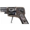 Image 2 : Finely Engraved Gold Inlaid European Folding Trigger Double Action Revolver with Rare Black Pearl Gr