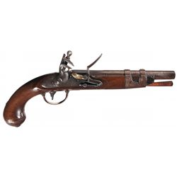 U.S. Simeon North Model 1816 Flintlock Pistol