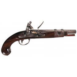 U.S. Simeon North Model 1816 Flintlock Pistol