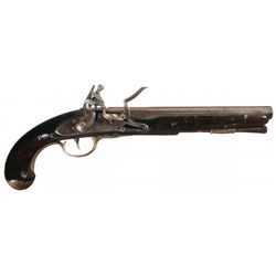 U.S. Simeon North Model 1808 Martial Flintlock Pistol