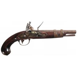 U.S. Simeon North Model 1816 Flintlock Pistol