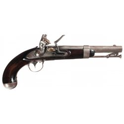 U.S. Waters Model 1836 Flintlock Pistol