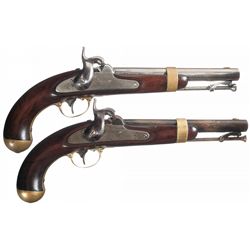 Collector's Lot of Two U.S. M1842 Pistols