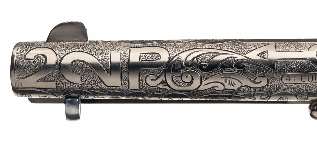 Cole Agee Style David Harris Signed Cattle Brand Engraved Colt Single ...