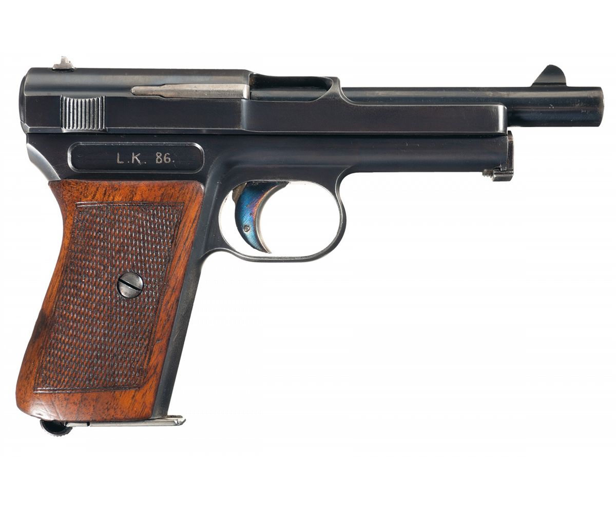 Excellent and Rare Documented Mauser Model 1914 Long Barrel Humpback ...