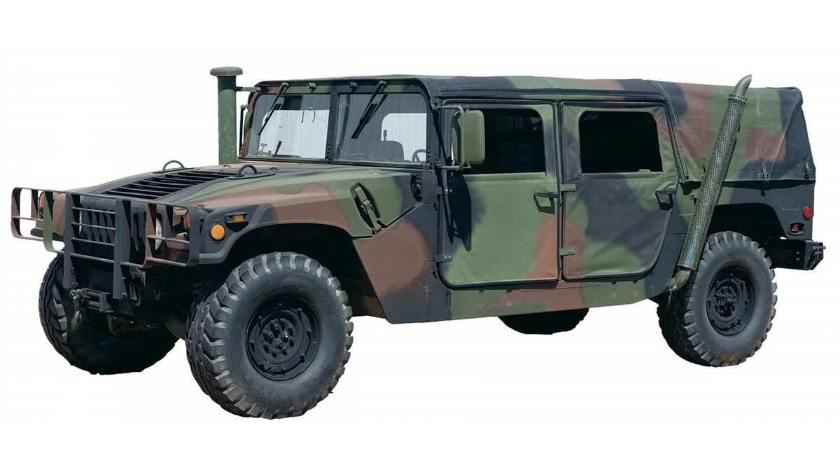 1987 HMMWV (High Mobility MultiPurpose Wheeled Vehicle) Military HumVee
