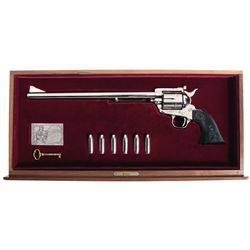 Colt Ned Buntline Commemorative New Frontier Single Action Army Revolver with Wood Display Case