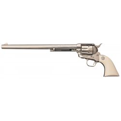 Scarce Third Generation Colt Buntline Special Revolver with Ivory Grip and Box